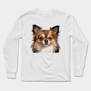 Brown Doggie Long Sleeve T-Shirt